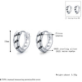 European And American Retro Women's Round Earrings Beautiful Temperament Copper