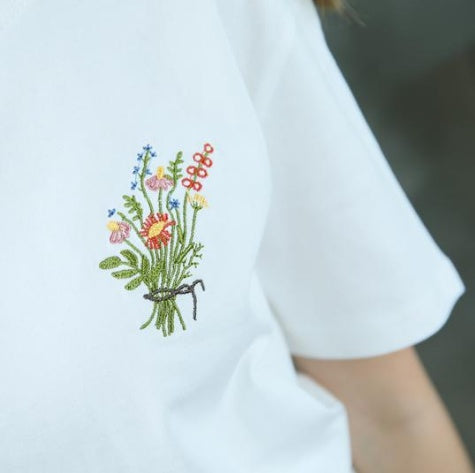 MINIMAL FLOWERS TEE