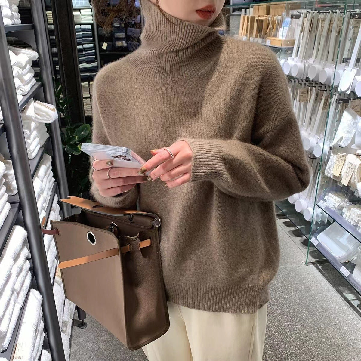 Soft Glutinous Women's Bottoming Sweater