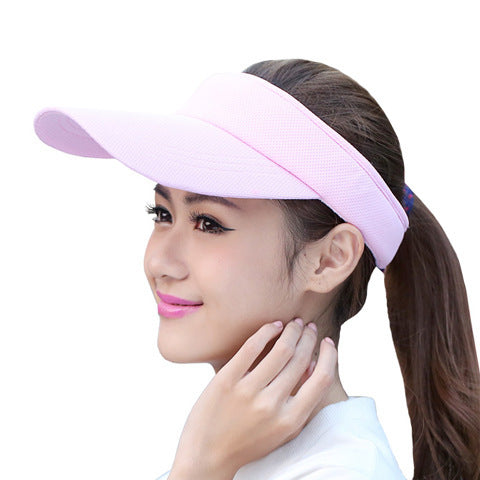 Female summer sun protection cap