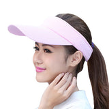 Female summer sun protection cap