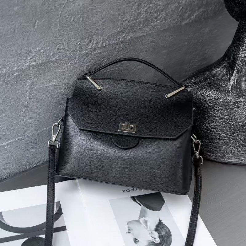 Genuine Leather High-grade Sentong Handheld Versatile Light Luxury Messenger Bag