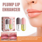 EELHOE Day And Night Lip Moisturizing Capsules, Hydrate, Increase Lip Elasticity, Plump Lips, And Lip-enhancing Liquid