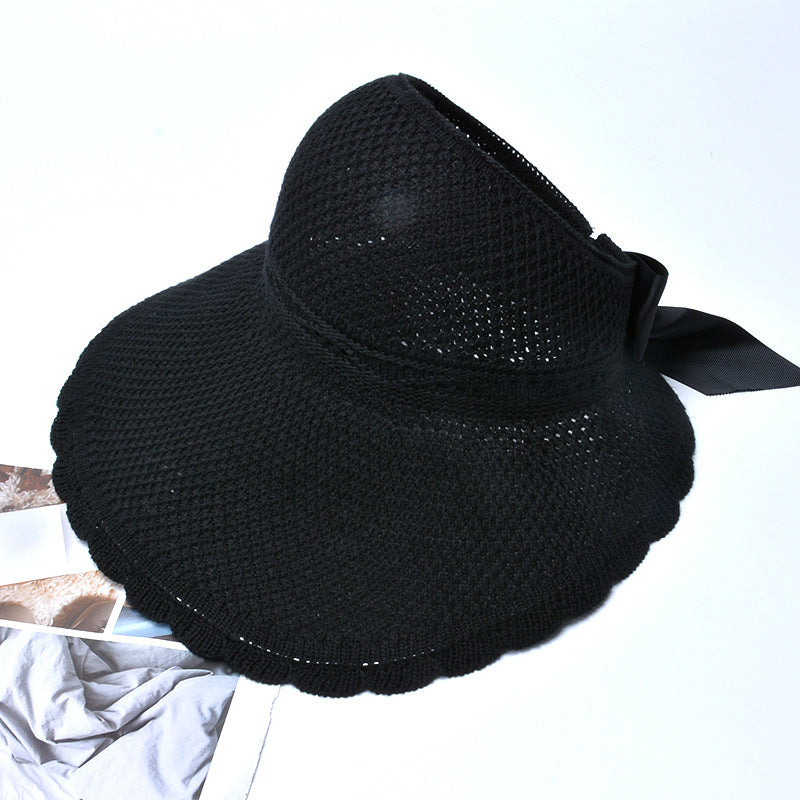 Outdoor bow hat with big bow