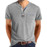 Men's Short-sleeved T-shirt Casual Crew Neck Top