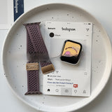 Upgraded Double Loop Knitted Nylon Magnetic Buckle Strap