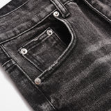 Distressed Wide-leg Jeans For Men