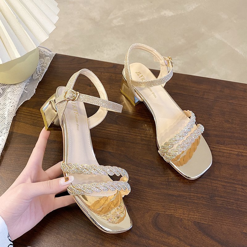 High-heeled Sandals New Thick Heels