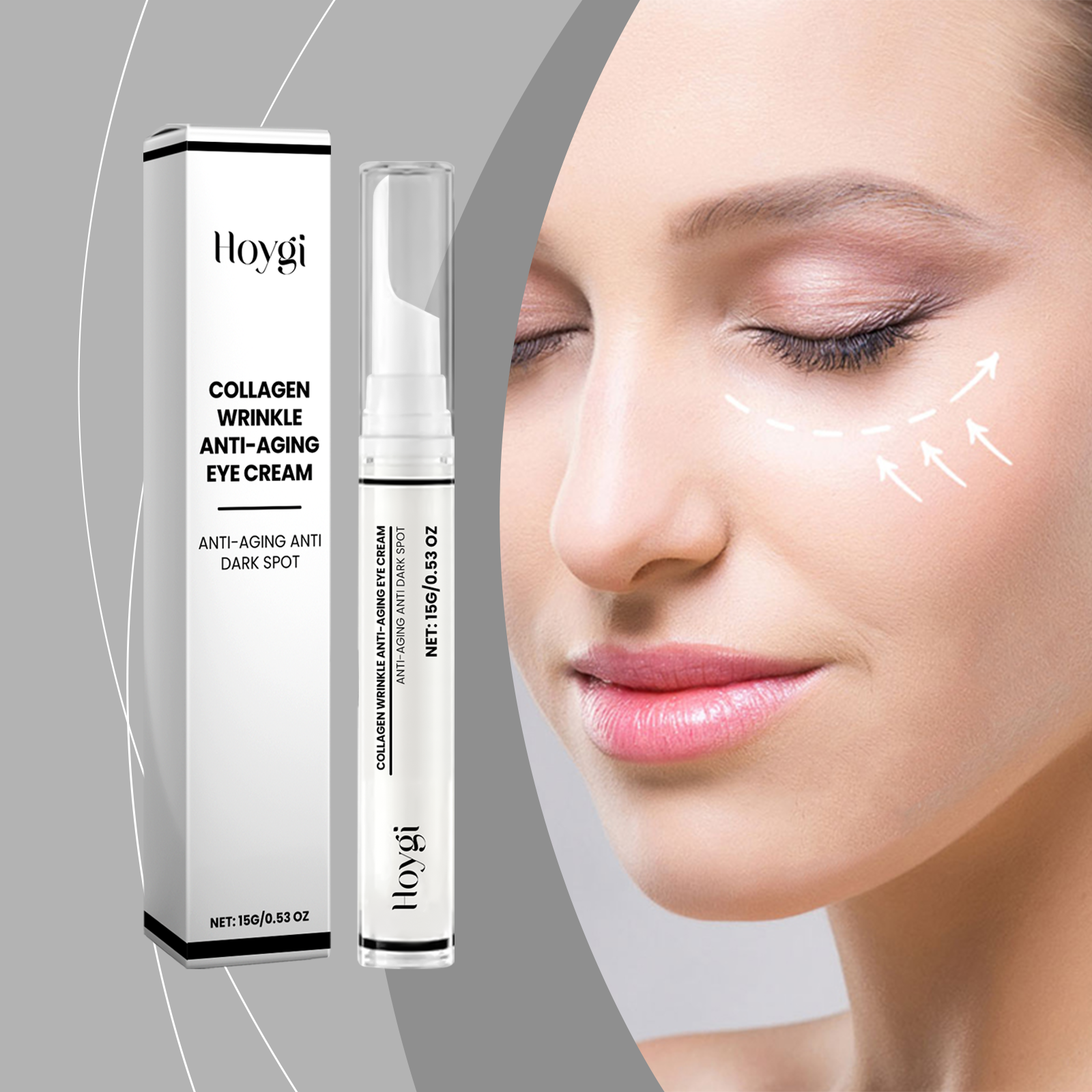 Hoygi Nourishing Eye Cream Eye Essence Moisturizes The Lines Around The Eyes Gentle And Brightening Skin Moisturizing Eye Cream