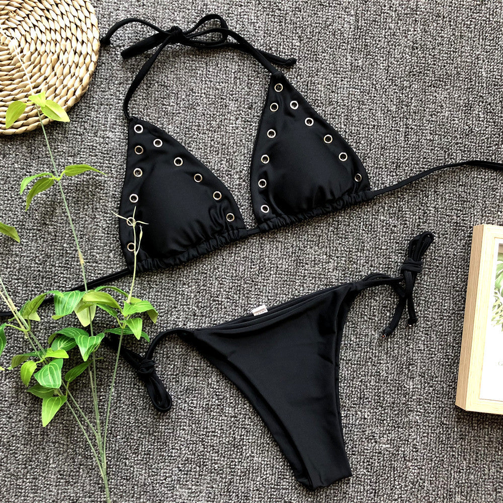 Five-eyed ladies swimsuit