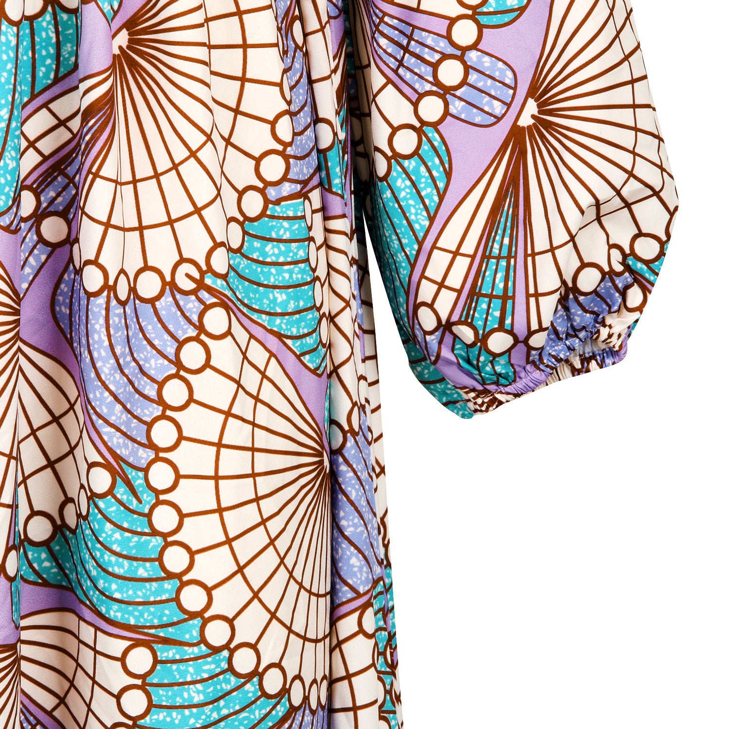 African national style big swing skirt medium length