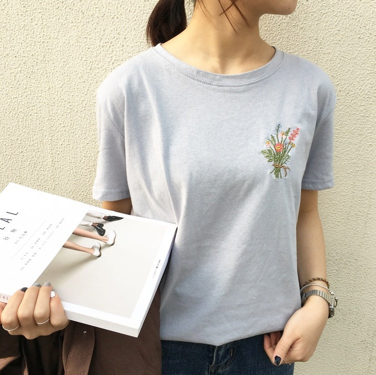 MINIMAL FLOWERS TEE