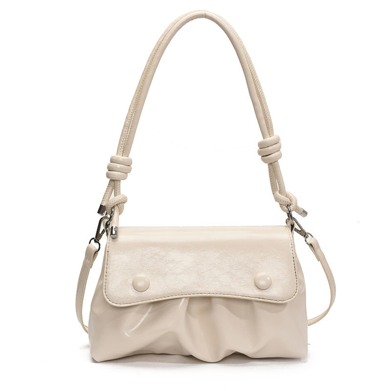 Underarm Small Bag Women's Fashion Pleated Shoulder Messenger Bag