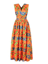 New African Women's Ethnic Digital Print Dress