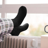 3 Color Options -- 3 Pairs Men Warm Wool Socks Soft Cozy Winter Thermal Socks For Men Thick Heat-Trapping Moisture Wicking Socks Indoor Outdoor