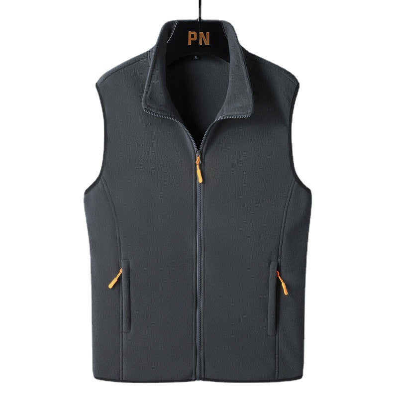 Japanese Fishing Suits Couple Vest Polar Fleece Vest Jacket Warm