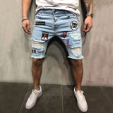 Pants Slim Cropped Trousers Embroidered Jeans