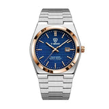 Men's Watch Quartz Simple Fashion Wrist Watch Steel Belt Waterproof Calendar Genuine Goods