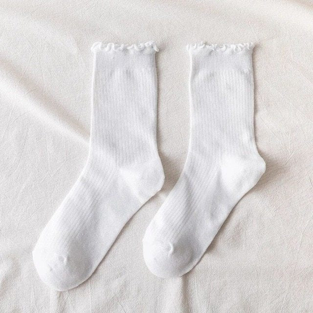 Socks with wood ears
