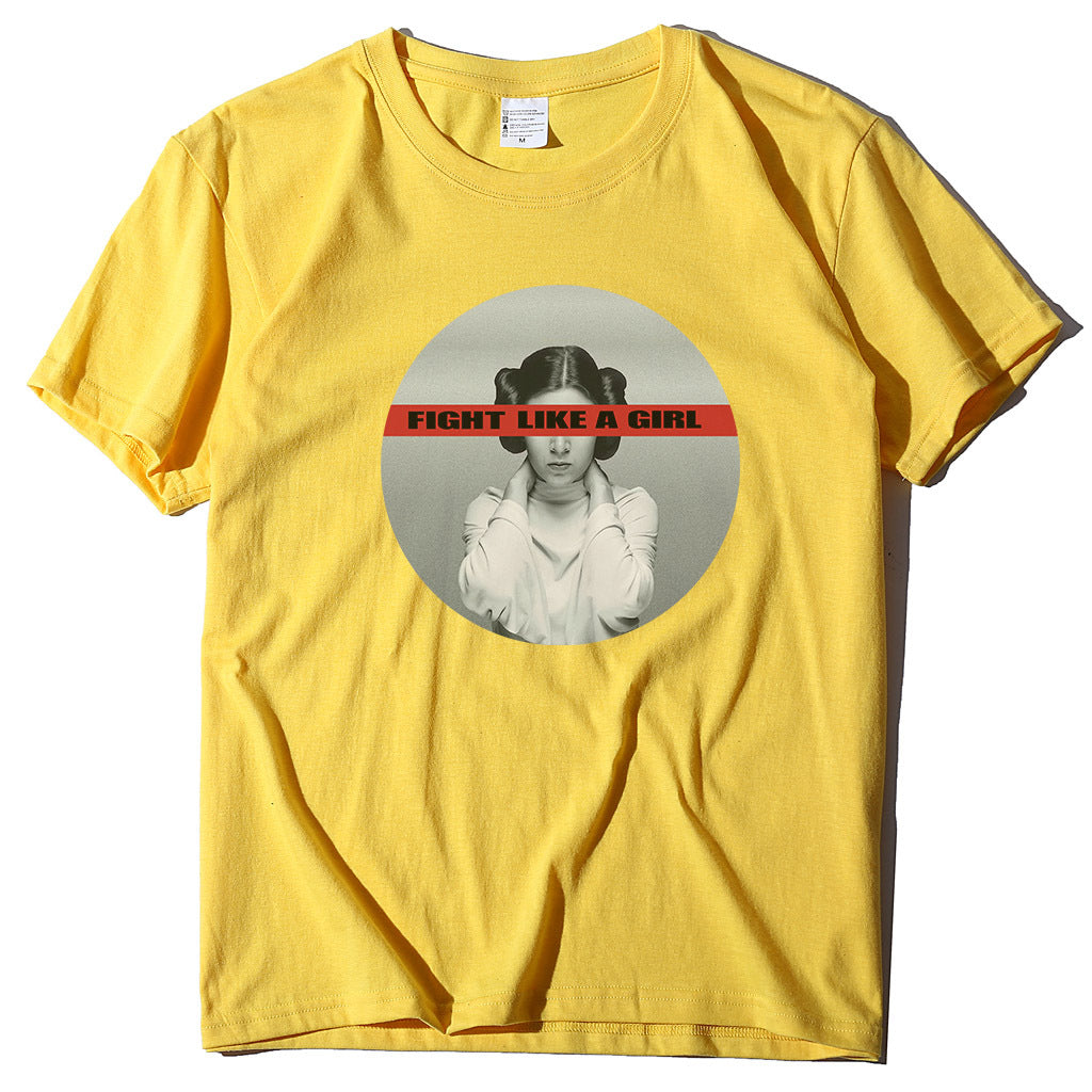 Feminist Print Casual T-shirt Short Sleeve Summer Tops Tee Shirt