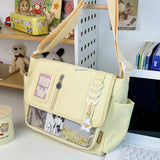 Canvas Handbag Casual All-match Waterproof Lightweight Crossbody Bag