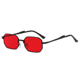 Personality Polygon Metal Sun Glasses