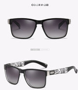 DUBERY Brand Design Polarized Sunglasses Men Driver Tints Male Vintage Sun Glasses For Men Spool Mirror Summer UV400 Oculos