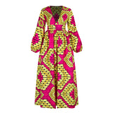 African national style big swing skirt medium length