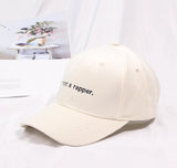 Korean Letter BaseballCap Autumn And Winter Goose Down WarmCap Female Casual Wild Outdoor Sun Hat