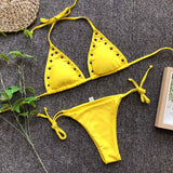 Five-eyed ladies swimsuit