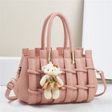 New Anti-scratch Women's Bag Fashion Hand-woven Handbag Shoulder Bag
