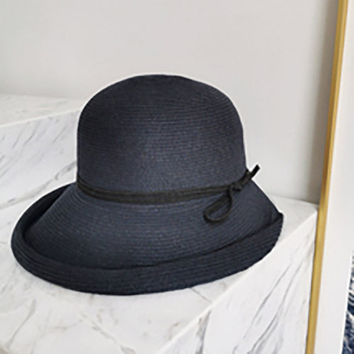 Female retro summer straw hat