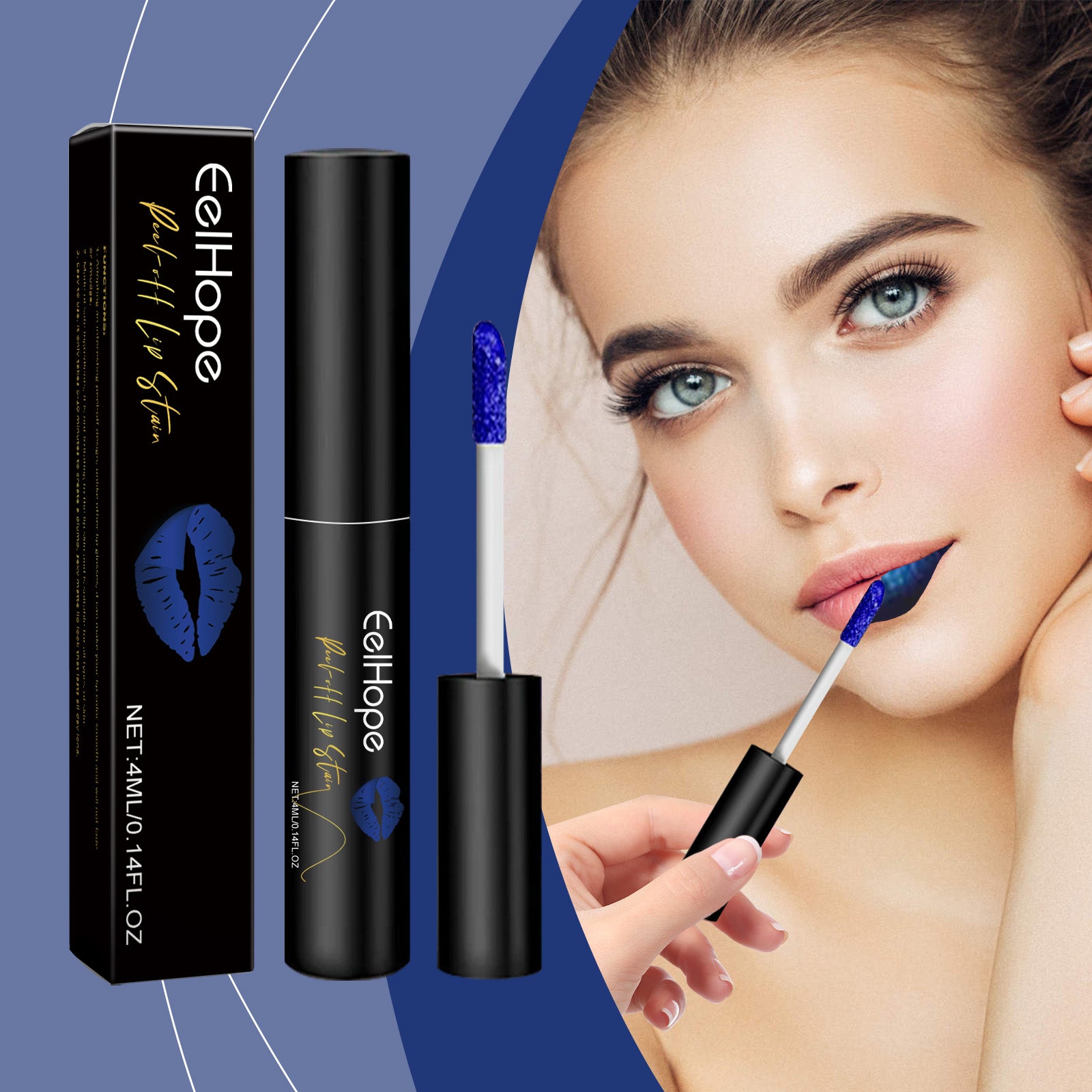 Eelhope Matte Tear Lip Glaze Hydrates And Moisturizes Lip Makeup With Mild Color Development And Long-Lasting Moisture Portability