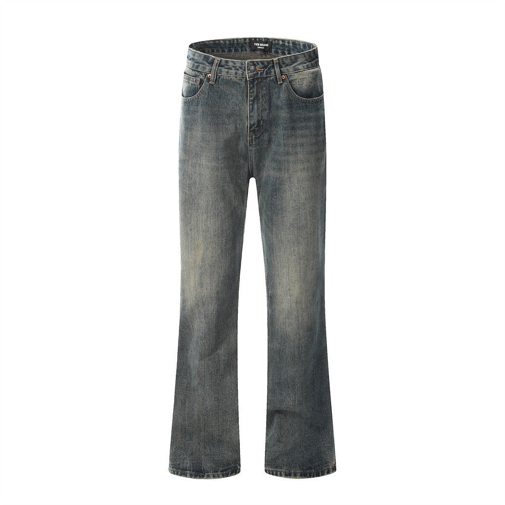Vintage Washed Skinny Jeans For Men