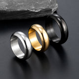 Glossy Ring Electroplated Men's And Women's Personality
