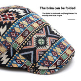 Ethnic Style Beret Leisure Jacquard Hat