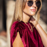 New Velvet Tops For Women From Europe And The US
