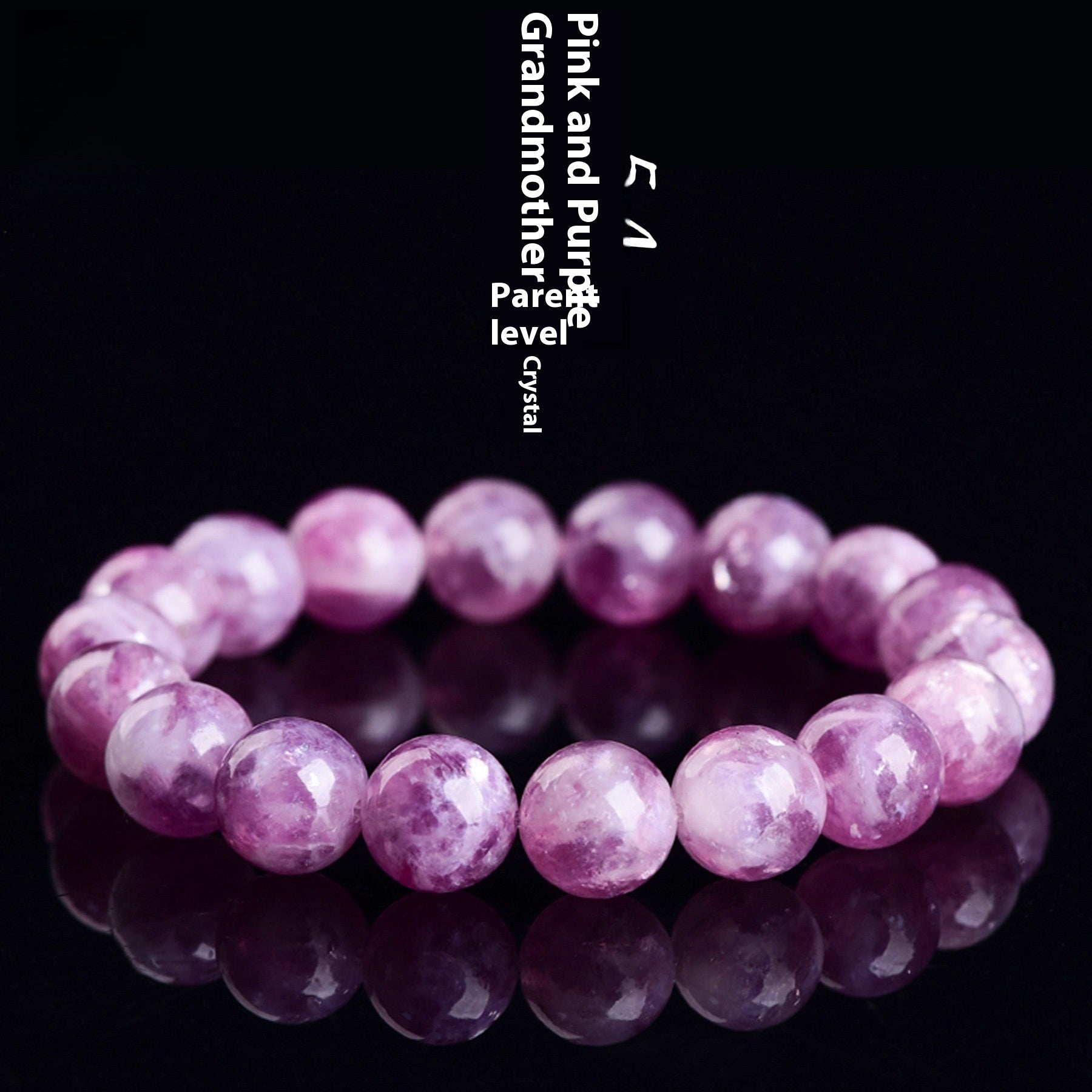 Purple Grandmother Crystal Bracelet Grandmother Crystal