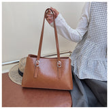 Fashion Retro Underarm Shoulder Bag Large Capacity Totes