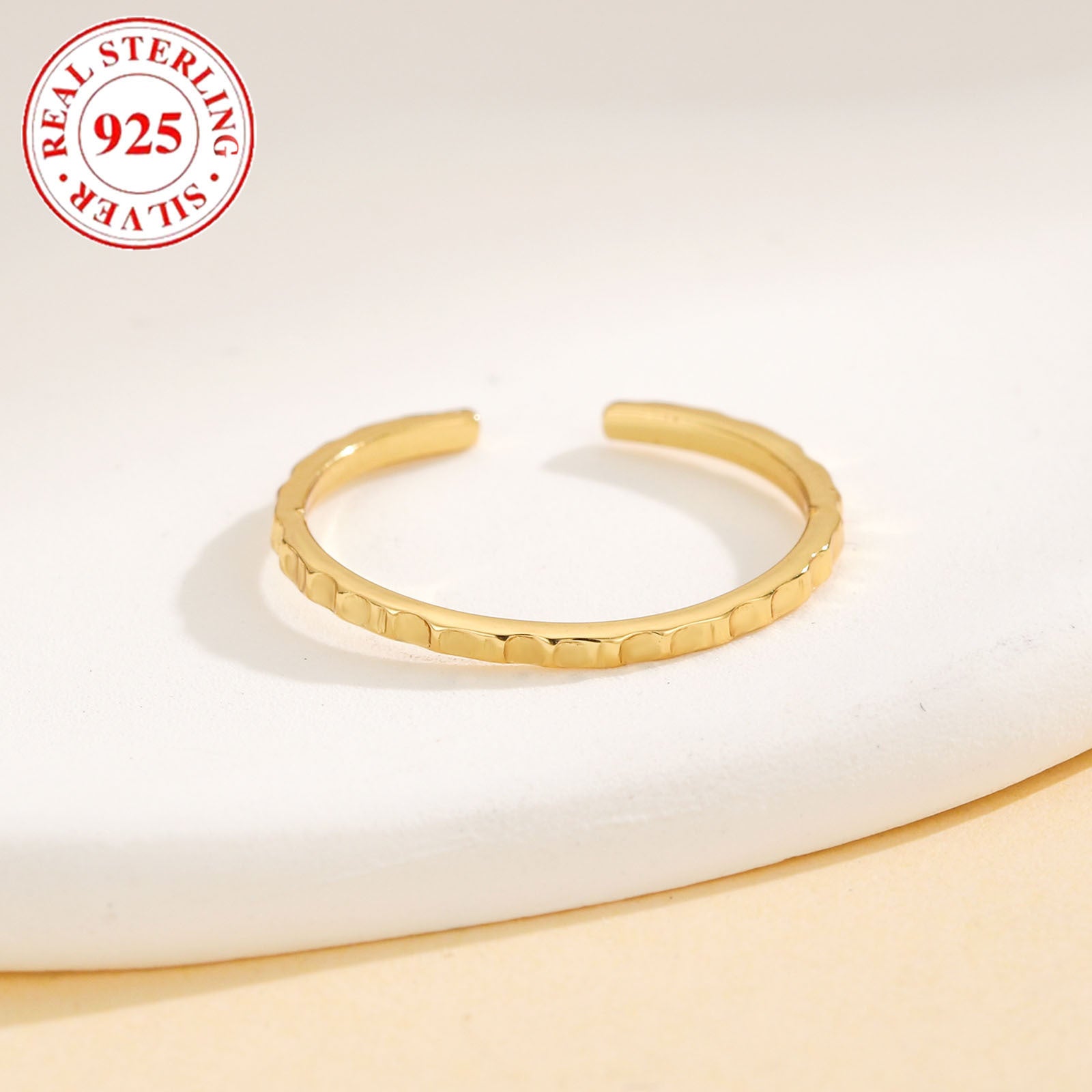 Summer Beach Thin Open Women's Adjustable Toe Ring