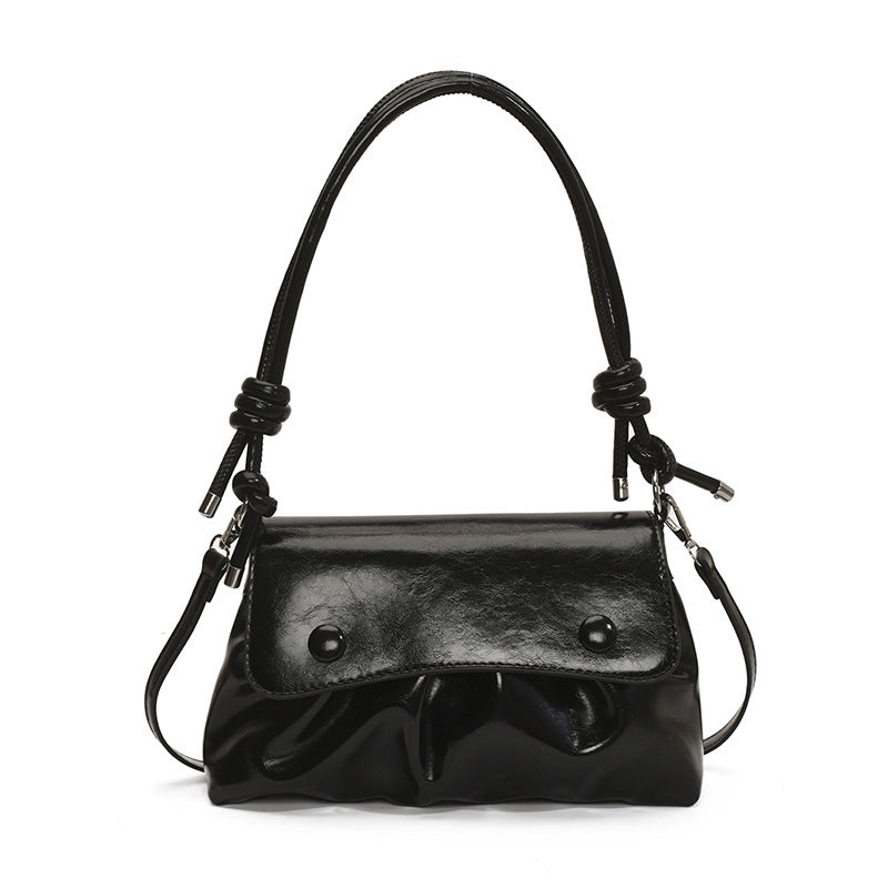 Underarm Small Bag Women's Fashion Pleated Shoulder Messenger Bag