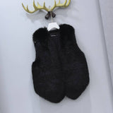 Leather Waistcoat Women's Autumn And Winter New All-matching Sleeveless Waistcoat Outerwear Short