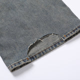 Fashion Holes Patch Jeans For Men