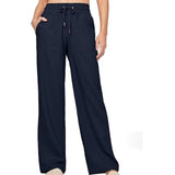 Women's Linen Wide-leg Cotton And Linen Casual Beach Summer Pants