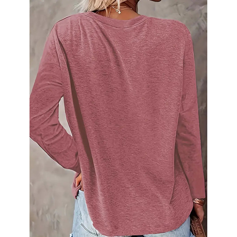 Women's Floral Print Crewneck Casual Long Sleeve T Shirt Pullover Graphic Tee