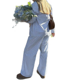 European And American Leisure Holiday Women's Striped