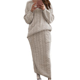 Fashion twist sweater set