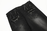 Vintage Fashion Ripped Jeans For Men