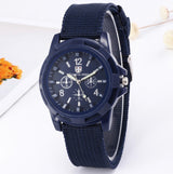 Fashion Simple Fake Three-eye Steel Belt Quartz Watch