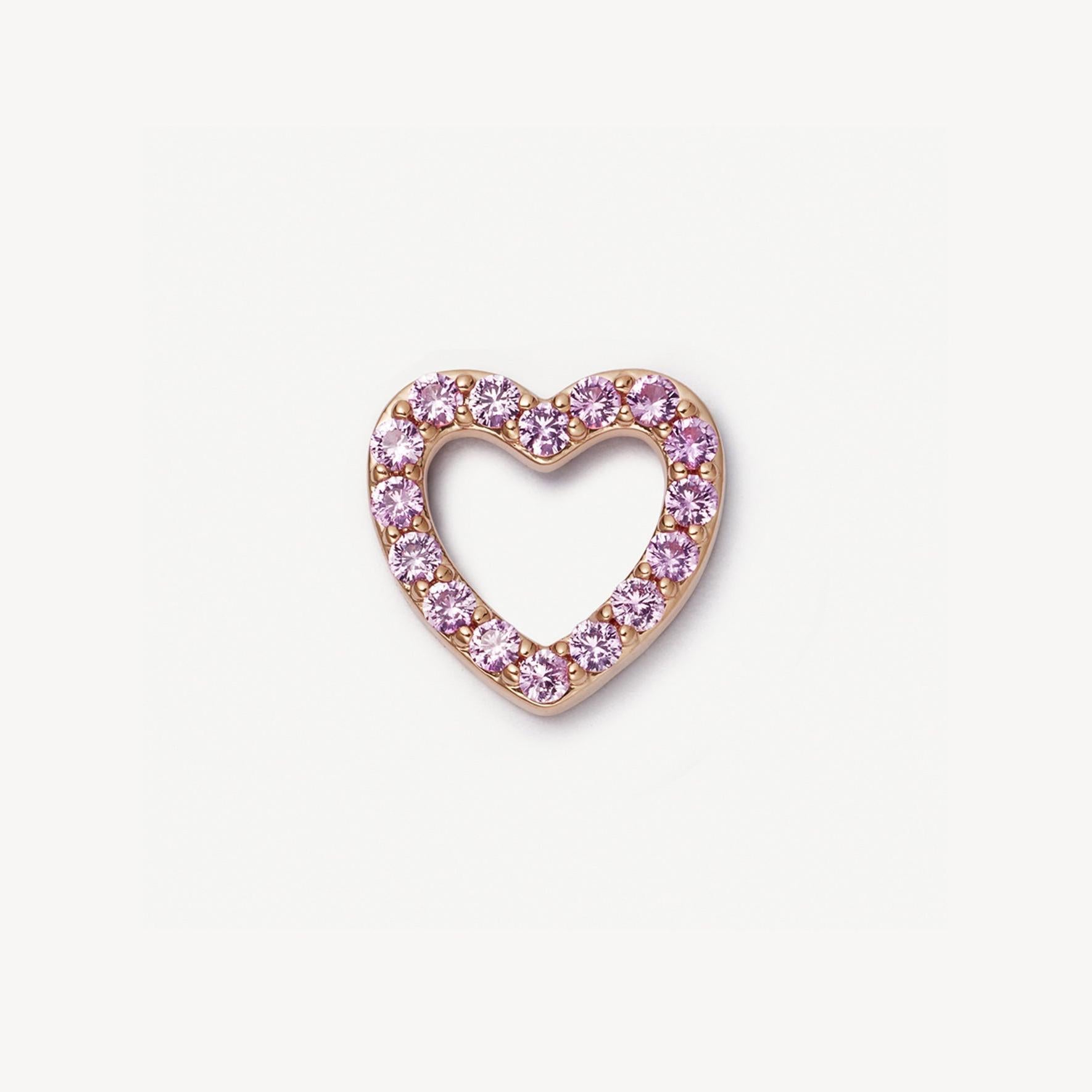 Ins Style Small Pendant Loving Heart Zircon Glass Box Necklace